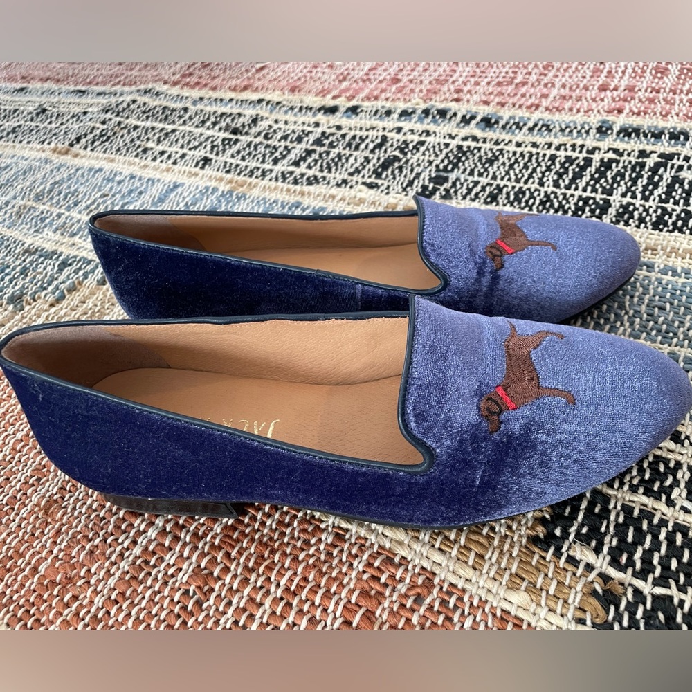 Jacke Rogers Brown Labrador Velvet Loafers/flats